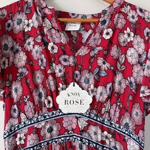 New w/tags. Knox Rose maxi dress. Strawberry Jam. Size-small.
